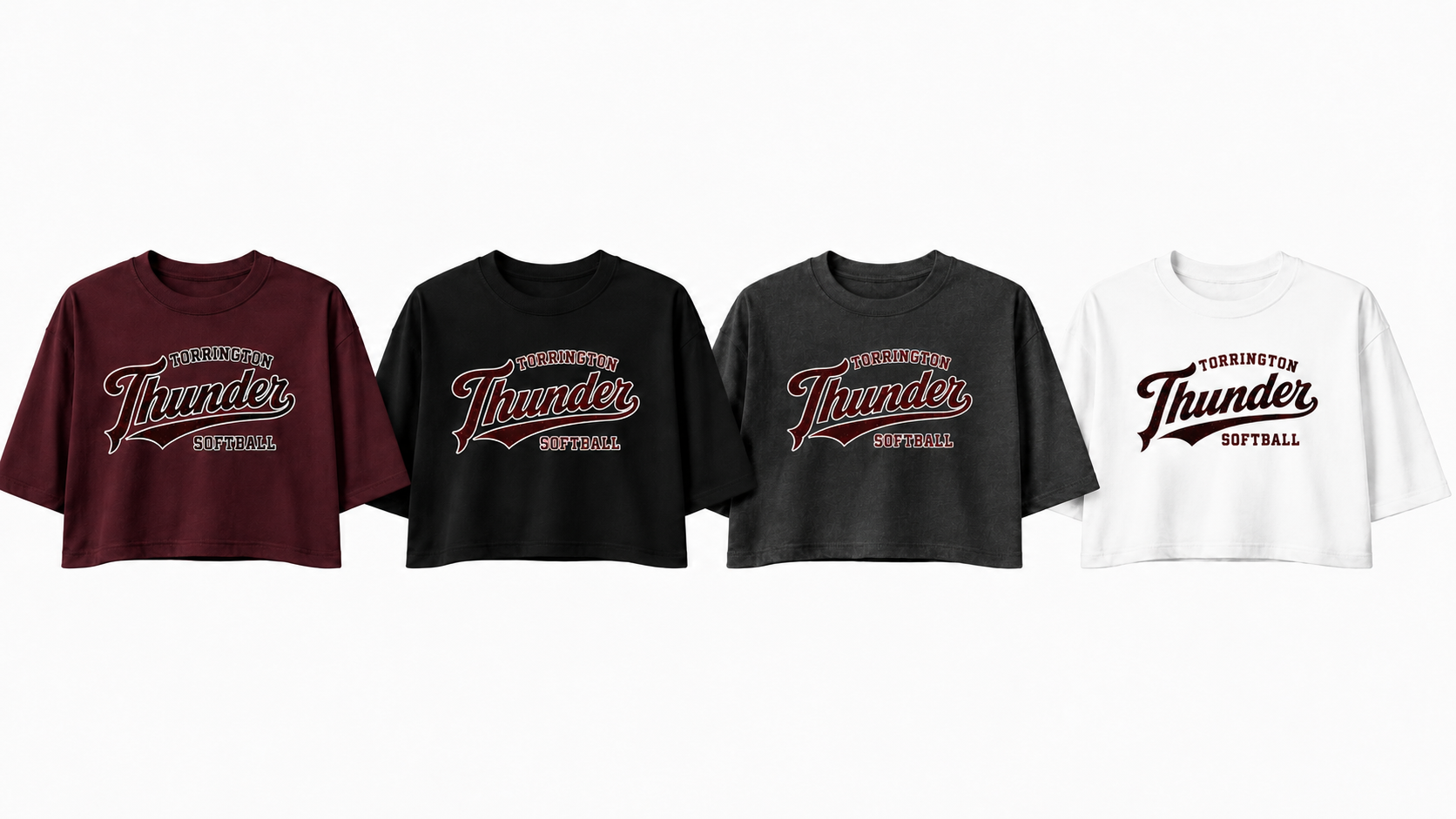 Thunder Softball Boxy Crop