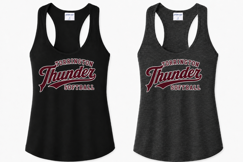 Thunder Softball- Sport-Tek® Women's PosiCharge® Competitor™ Racerback Tank- Black or Gray