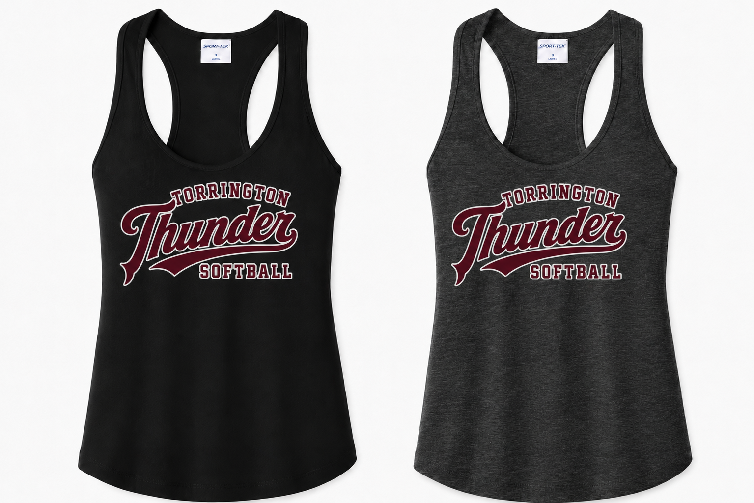 Thunder Softball- Sport-Tek® Women's PosiCharge® Competitor™ Racerback Tank- Black or Gray