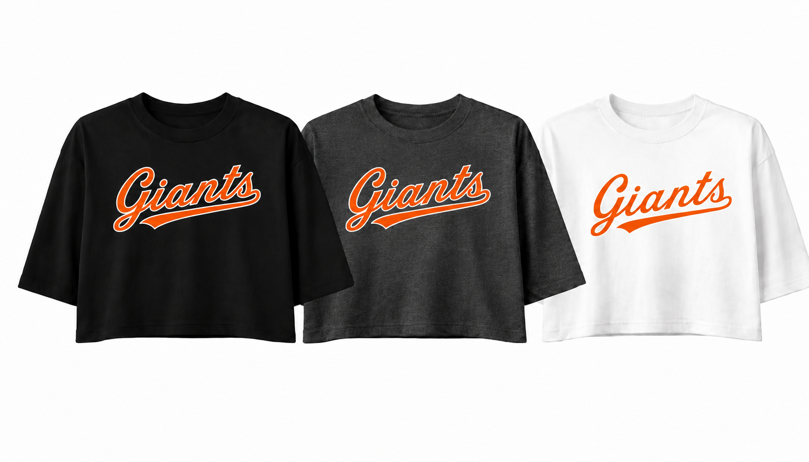 Giants Women's Boxy Crop