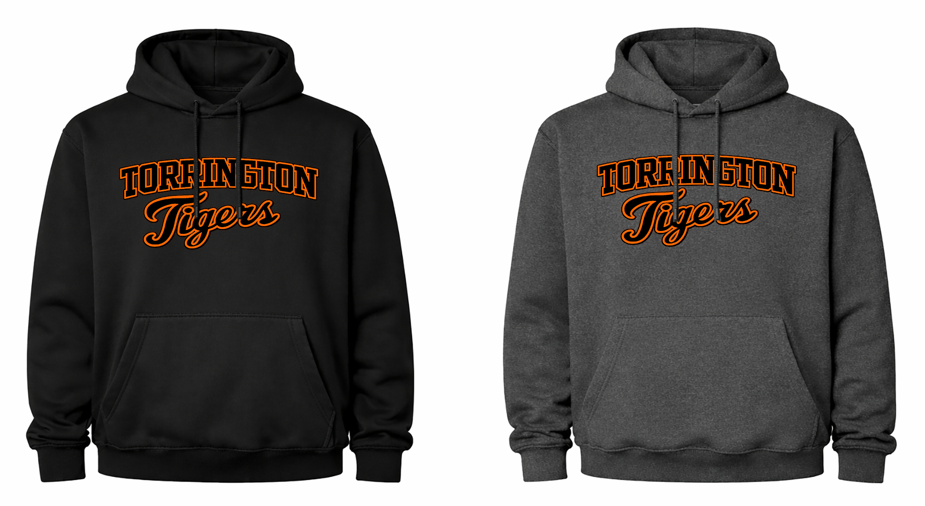 Torrington Tigers Script Hoodie