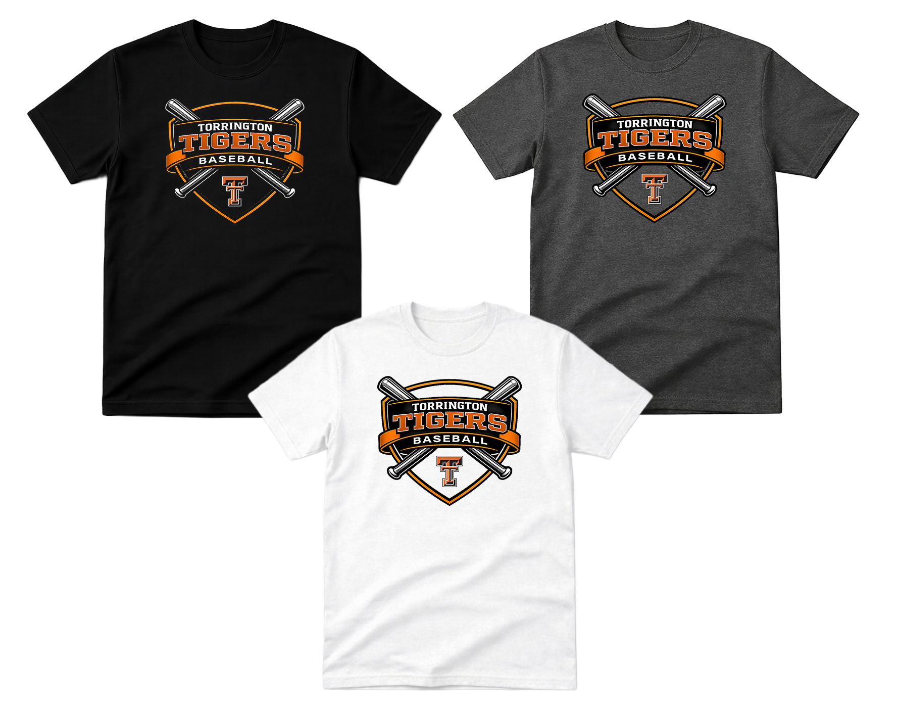 Torrington Tigers Home Plate T-Shirt
