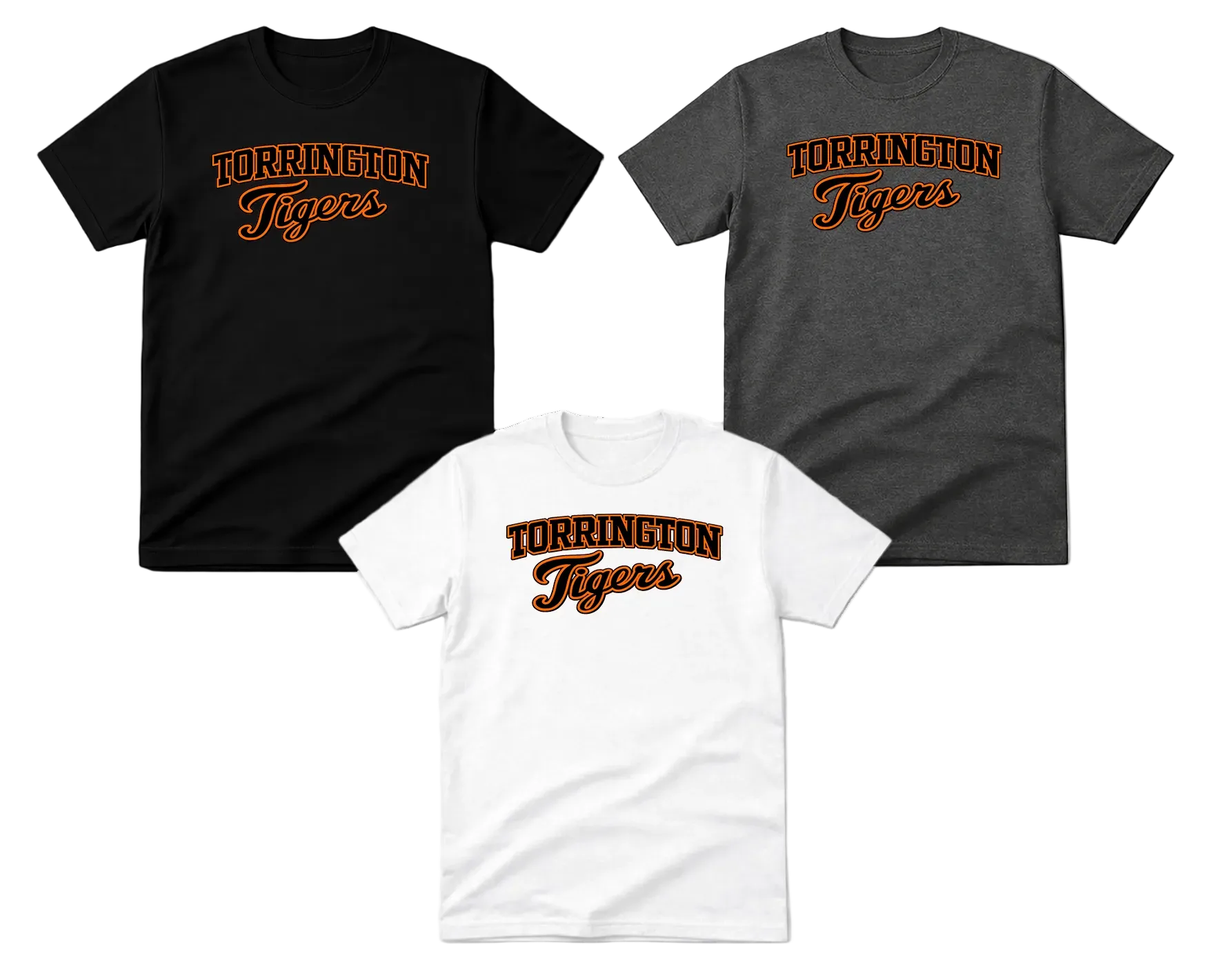 Torrington Tigers Script T-Shirt